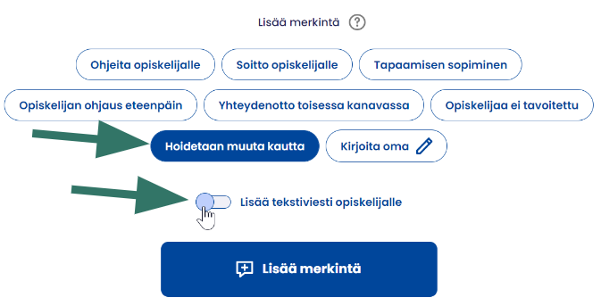 Tukipyyntönäkymä osa 2